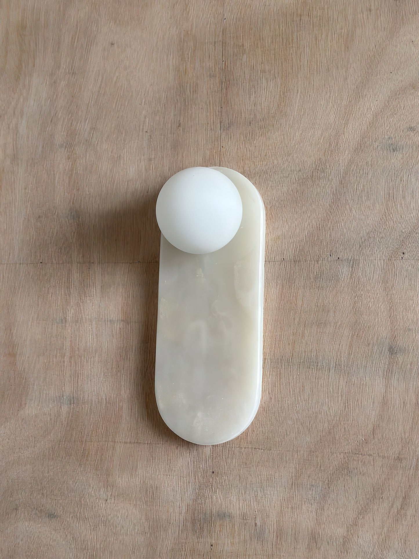 Lucie Onyx Wall Lamp ∅ 3.9″ x H 10.6″
