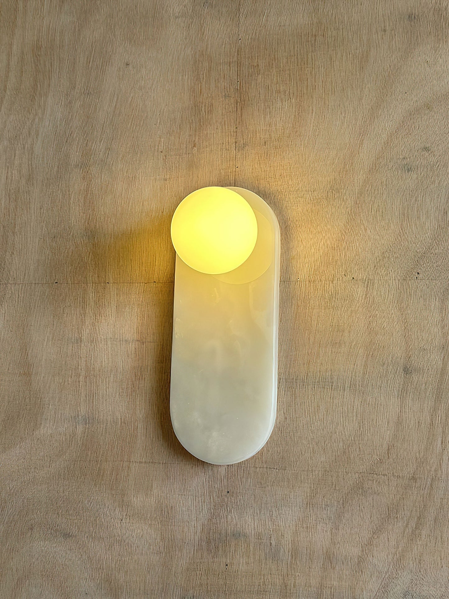 Lucie Onyx Wall Lamp ∅ 3.9″ x H 10.6″