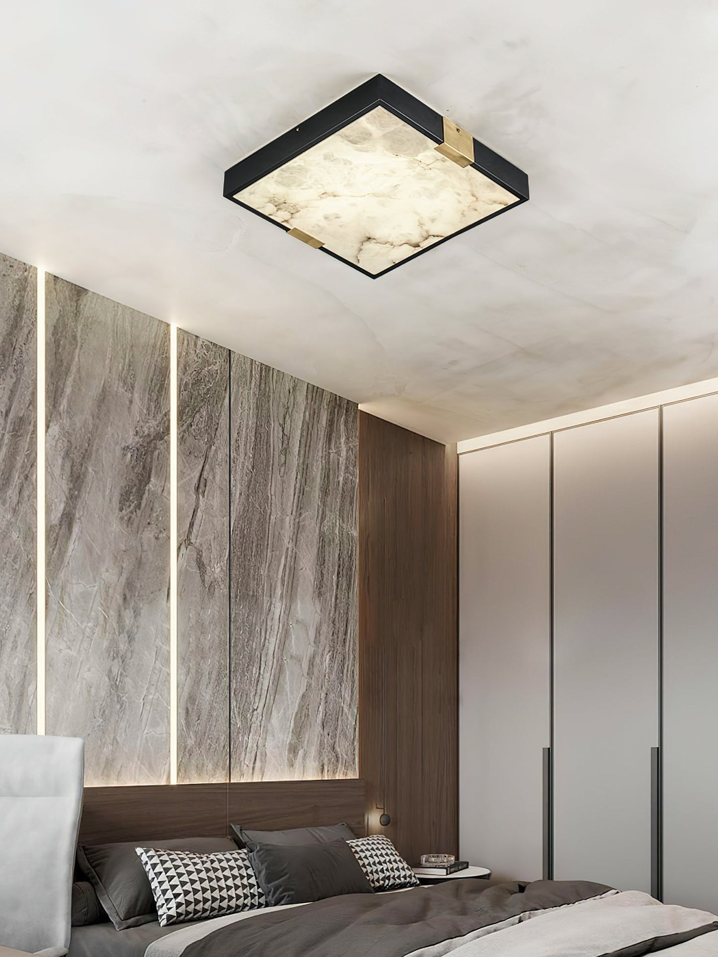 Lucien Alabaster Ceiling Light