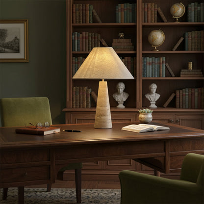 Lulu Travertine Table Lamp