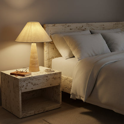 Lulu Travertine Table Lamp