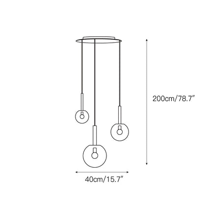 Luna Sospeso Cloud Pendant Lamp