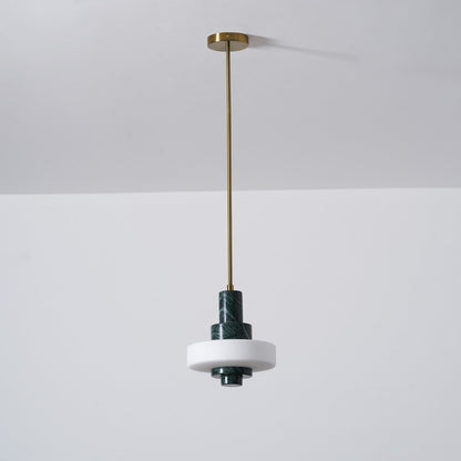 Mercury Green Marble Pendant Lamp