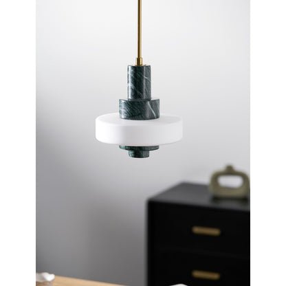 Mercury Green Marble Pendant Lamp