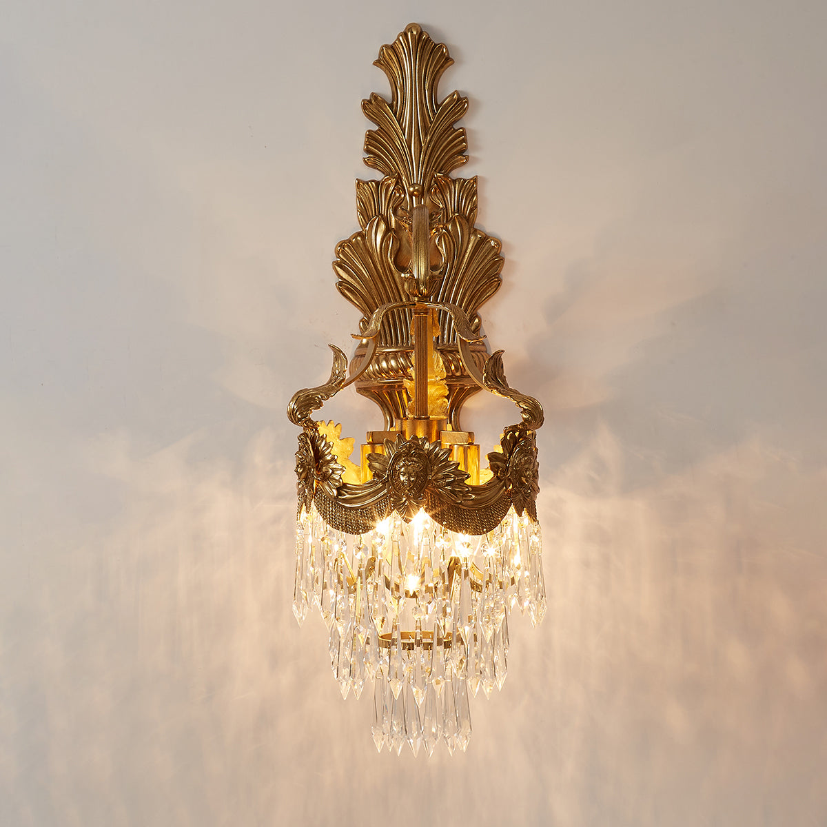Mesas Brass Wall Lamp