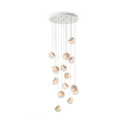Mesh Glass Cluster Chandelier