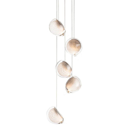 Mesh Glass Cluster Chandelier