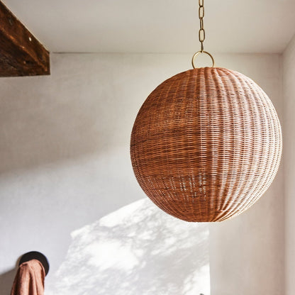 Miramar Rattan Round Pendant Lamp