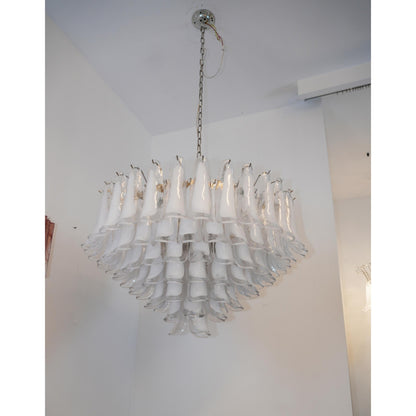 Tiered Petal Glass Chandelier