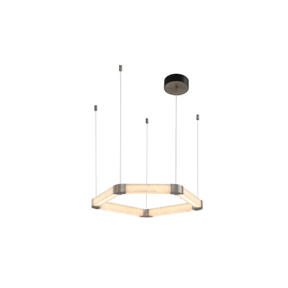 Ola Single Ring Alabaster Chandelier