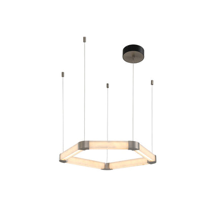 Ola Single Ring Alabaster Chandelier