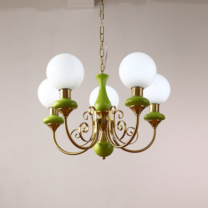 Onyx Glass Chandelier