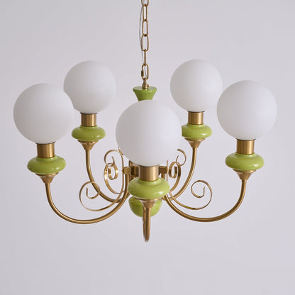 Onyx Glass Chandelier