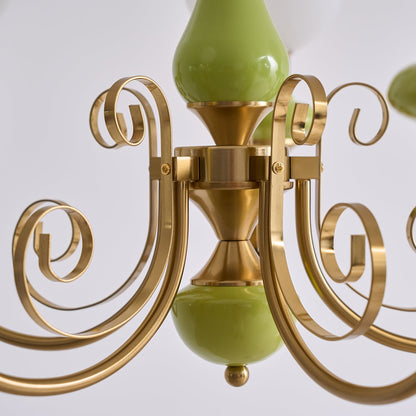 Onyx Glass Chandelier
