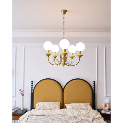 Onyx Glass Chandelier