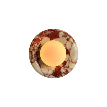 Orli Red Marble Sconce
