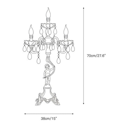 Pairpoint Candlestick Table Lamp