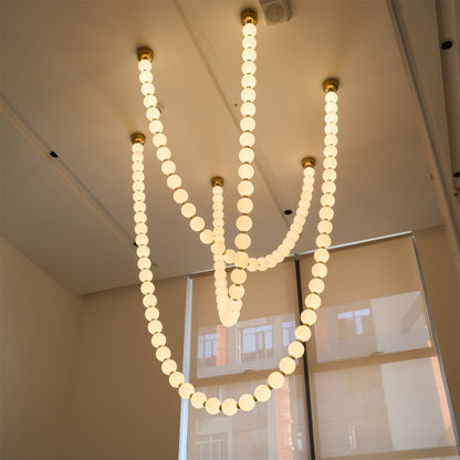 Pearl Necklace Chandelier