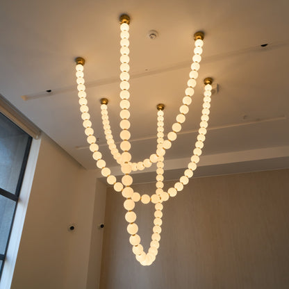 Pearl Necklace Chandelier