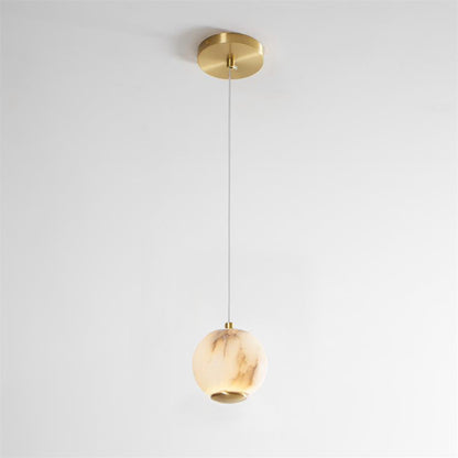 Pearl Alabaster Pendant Light