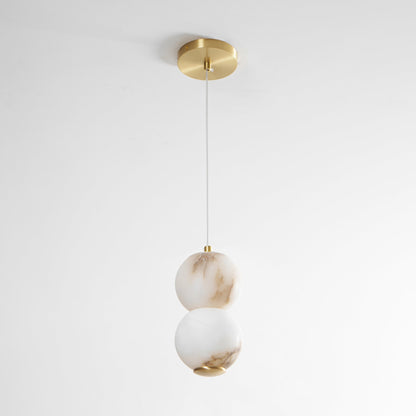 Pearl Alabaster Pendant Light