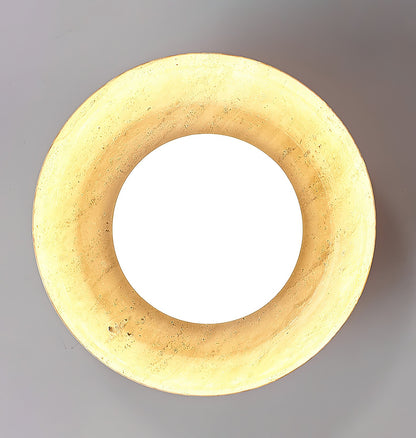 Piedra Travertine Ceiling Lamp