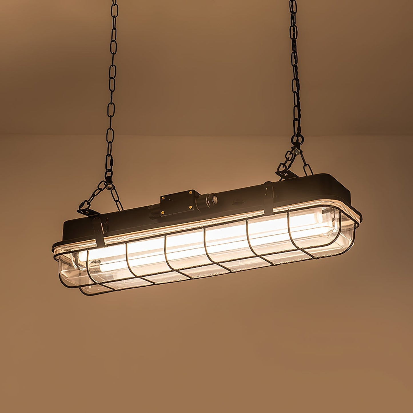 Porringer Linear Industrial Pendant Lamp