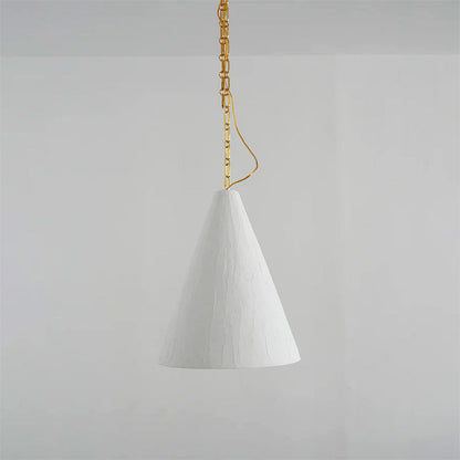White Plaster Pendant Lamp