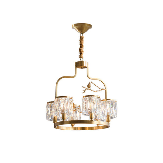 Crystal Bird Chandelier