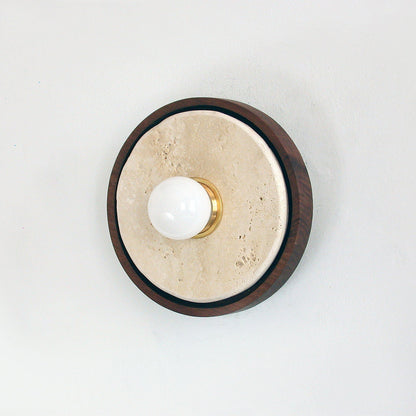 Dario Travertine Wall Sconce