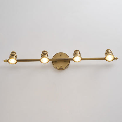 Halophane Brass Wall Lamp