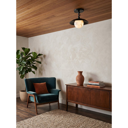 Marie Petite Hammer Pattern Flush Mount