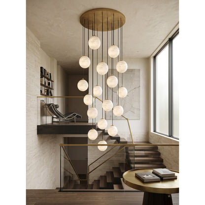 Savina Alabaster Chandelier