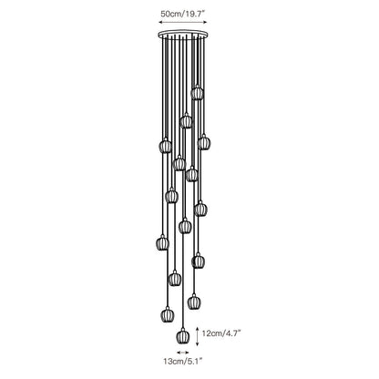 Lilin Alabaster Chandelier