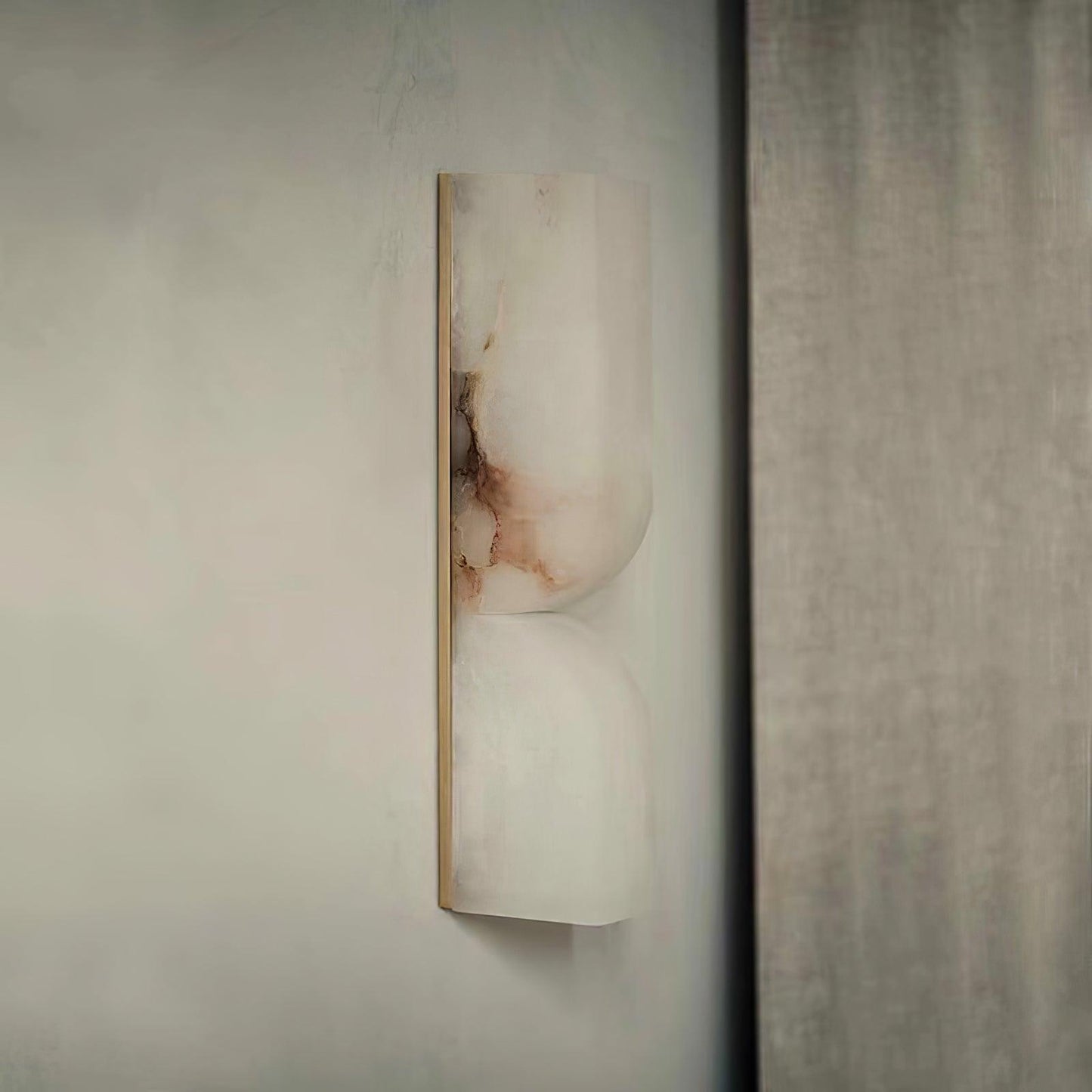 Rectangular Alabaster Wall Lamp