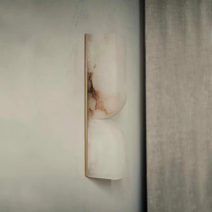Rectangular Alabaster Wall Lamp