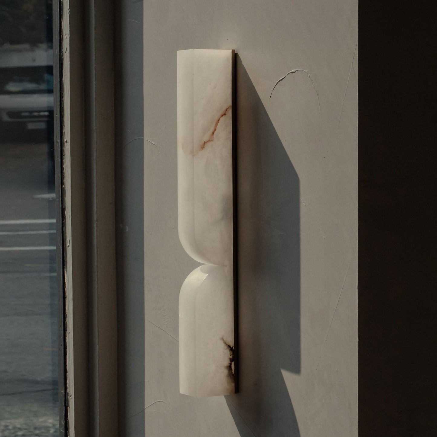 Rectangular Alabaster Wall Lamp