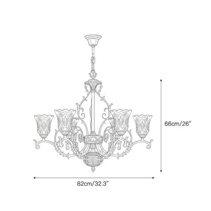 Revival Glass Chandelier