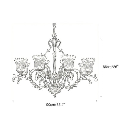 Revival Glass Chandelier