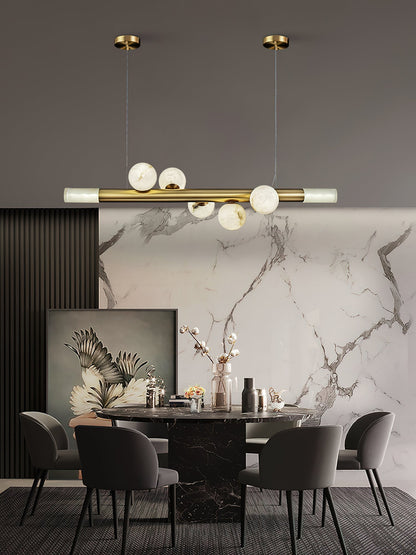RoMi Carrara Alabaster Pendant Light