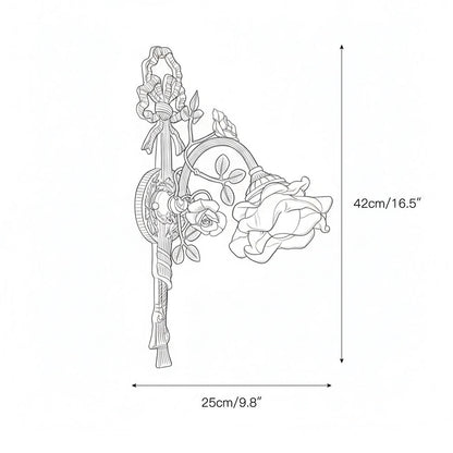 Rosalie Floral Wall Lamp