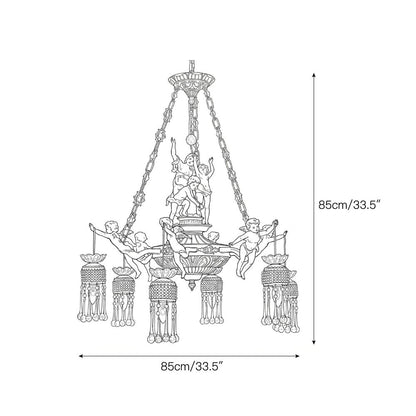 Ruth Brass Chandelier