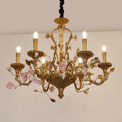 Sabine Flowers Chandelier