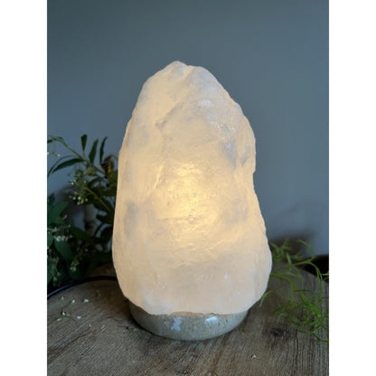 Salt Stone Table Lamp