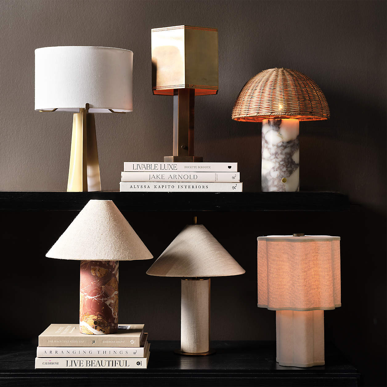Seine Marble Tabla Lamp
