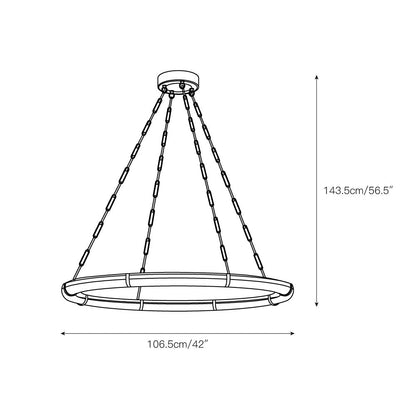 Sennett Alabaster Chandelier