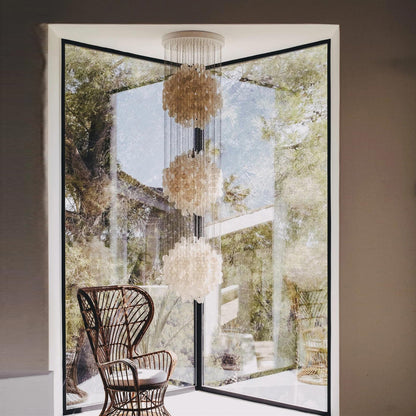 Shell Waterfall Chandelier