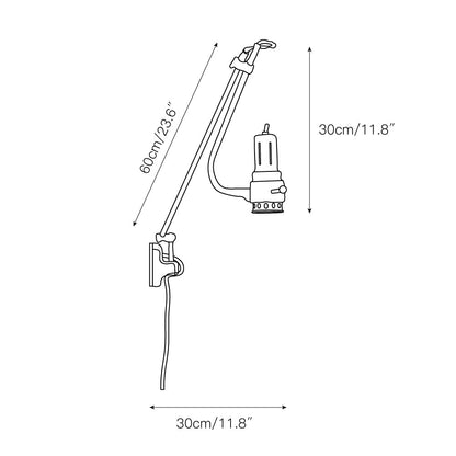 Signal Swing Arm Plug-in Sconce