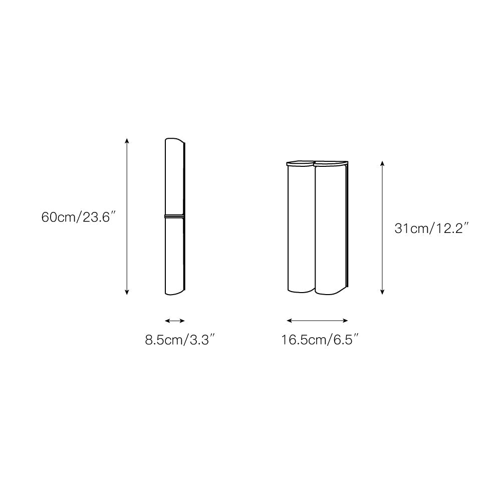 Arched Glass Tube Wall Sconce
