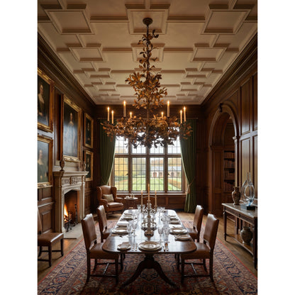 Spring Oak Tree Chandelier